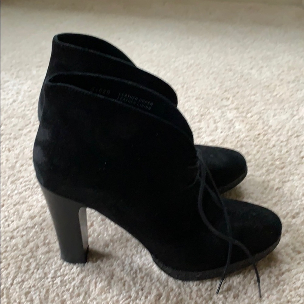 JCREW black booties